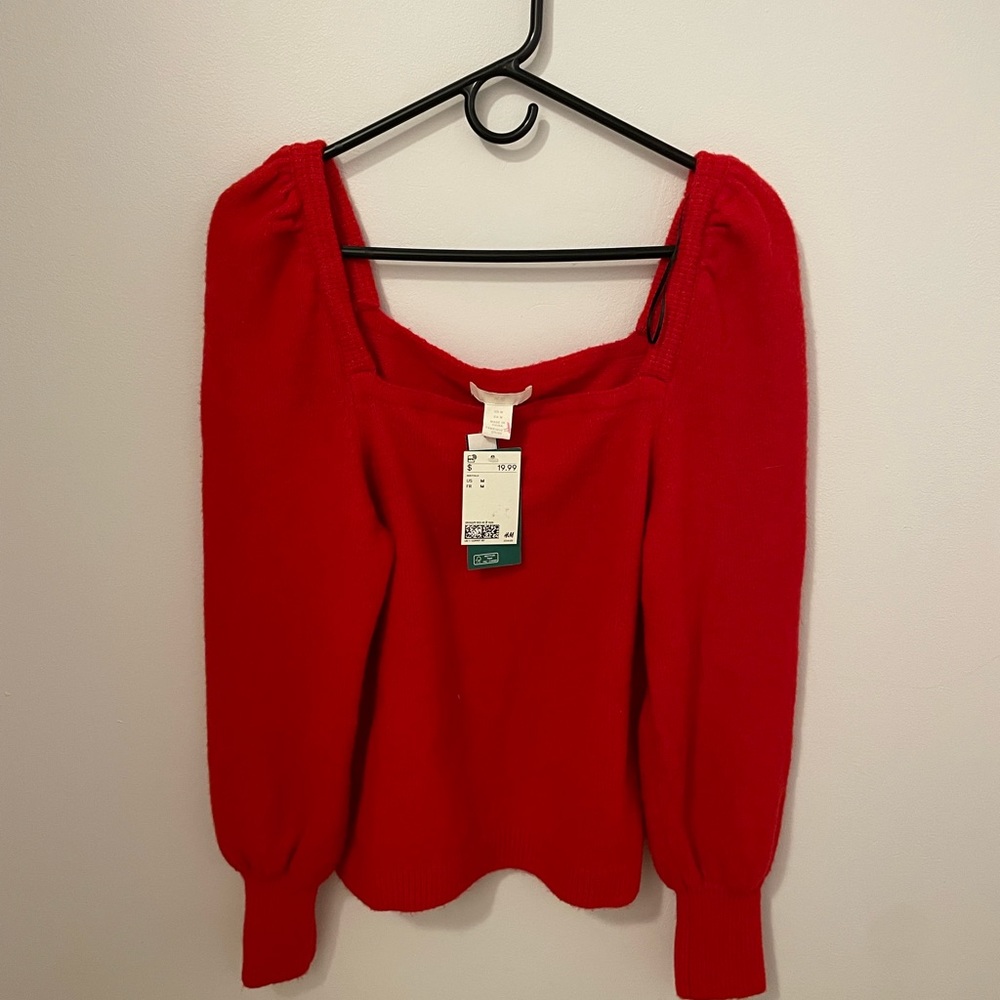 Red H&M sweater